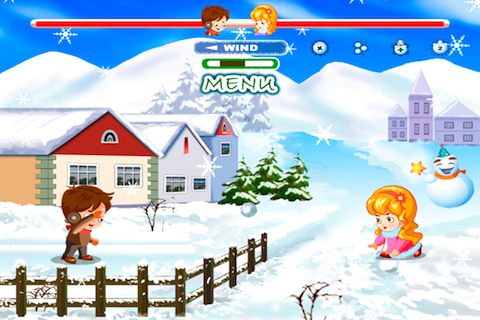 Screenshot Addictive Snow Ball Fight Screenshot Addictive Snow Ball Fight